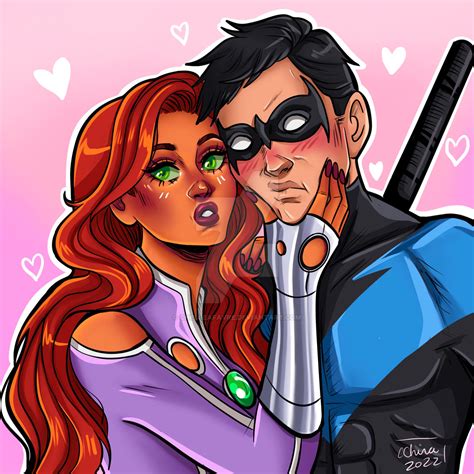 starfire and nightwing